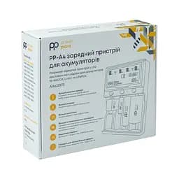 Зарядний пристрій для акумуляторів PowerPlant PP-A4 (Ni-MH,Cd,Li-ion,LiFePO4 / input AC 100V-240V DC 12V) (AA620173) - мініатюра 5