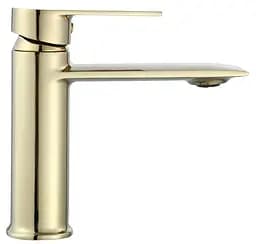 Змішувач для умивальника Rea Veneta gold низька (REA-B6417) - мініатюра 2