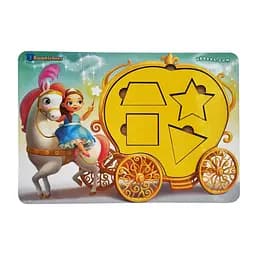 Деревянная развивающая игра "Фея и карета" танграм Ubumblebees 5х23х16 см det0009978