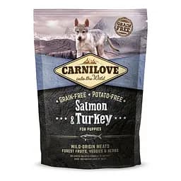 Сухий корм для цуценят всіх порід Carnilove Salmon & Turkey Puppy, з лососем та індичкою, 1,5 кг