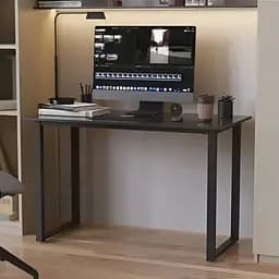 Стіл письмовий Кнап 2 Ferrum-decor 750x1400x700 Чорний метал ДСП Сосна Кембра 16 мм (FRD-106433)