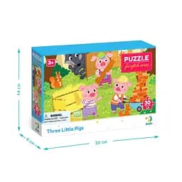Дитячий пазл "Троє поросят" DoDo Toys 300695, 30 елементів - мініатюра 5