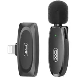 Микрофон XO MKF08B с подавлением шума lightning Black (XO MKF08B-IP)