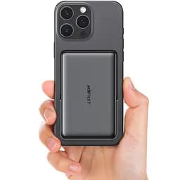 УМБ Acefast Magnetic Wireless 10000mAh 22.5W PD,QC 3.0 USB-C In/Out, QI 15W, with holder M17 Black - мініатюра 6