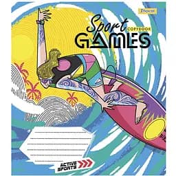 Набір зошитів 1 Вересня Sport Games A5 в клітинку 36 листів 15 шт. - мініатюра 3