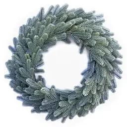 Вінок хвойний різдвяний Hvoya Traditional литий блакитний 50 см