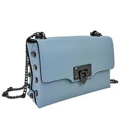 Жіноча шкіряна сумка з ланцюжком Firenze Italy F-IT-9812BL