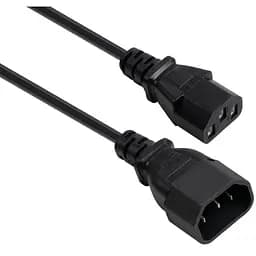 Кабель живлення C13 to C14 1.8m 0.75mm2 copper Vinga (VYPCC13141875CU)