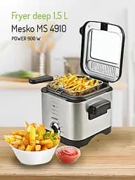 Фритюрница Mesko MS 4910 1.5 L - мініатюра 8