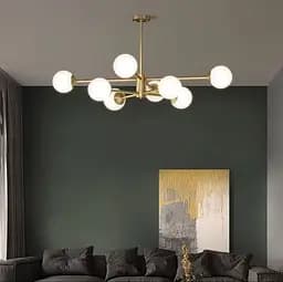 Стельова люстра Right Selection на 8 плафонів Line.F CD 111/8 AB