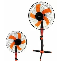 Вентилятор напольный 3в1 Domotec MS-1620 настольный настенный с металлическими лопастями 3 скорости 40 Вт