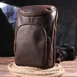 Чоловіча шкіряна сумка Vintage 17,5х31х9 см sum0022411 - мініатюра 6