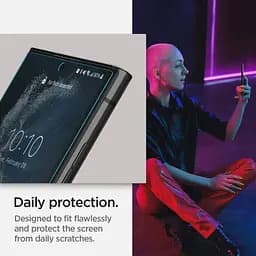 Плівка захисна Spigen Screen Protector FlexiD Solid до Samsung Galaxy S22 Ultra S908 AFL04143 (1шт. у комплекті) - мініатюра 7