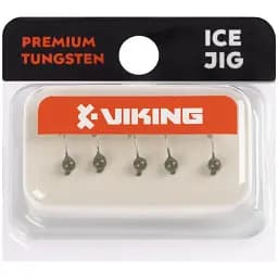 Мормишка вольфрамова Viking Fishing Round 0.19g 2.5mm Olive (5шт) - мініатюра 2
