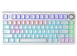 Клавіатура ігрова дротова механічна Aula F75 Mechanical White KRGD Red switch ENG/UKR - мініатюра 3
