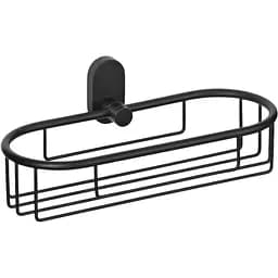Полка-сетка для ванной комнаты Kela Alessio 26х10.5 см черная (22759)