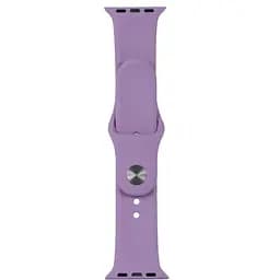Ремінець Apple Watch Silicone 42/44/45/46/49 мм Light Фіолетовий L