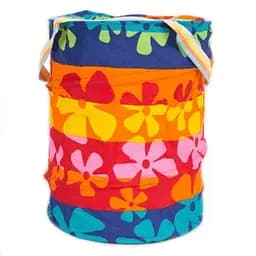 Корзина для игрушек M3732 диаметр 30 см, высота 38 см, крыш-застеж-мол, 2 ручки M3732-1