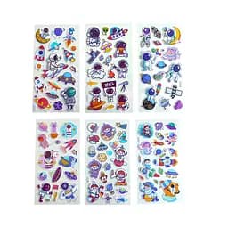 Наклейки детские 6 дизайнов 12 шт. (762862ML)