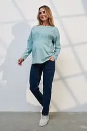 Джинси для вагітних Mom Fit для майбутніх мам з регульованим поясом S (44) Leyton Юла Мама синій - мініатюра 6