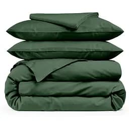 Комплект постільної білизни Cosas Green Двоспальний сатин зелений (54Satin_Green_Green_180)