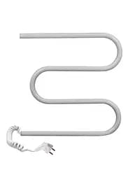 Электрический полотенцесушитель Navin Змеевик 500x500 левый 12-000100-5050, Белый, Левое