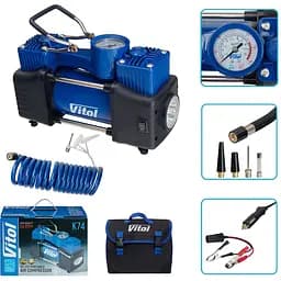 Компресор Vitol  K-74 150psi 3 м (K-74) - мініатюра 2