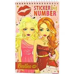 Стікербук за номерами Besties Fashion (961036)