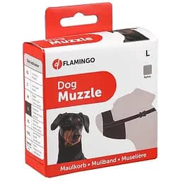 Flamingo muzzle nylon L намордник для собак порід лабрадор доберман ретривер нейлон