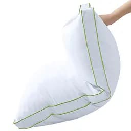 Подушка пух Cosas Feather антиалергенна 50x70 см 2 шт. білий (Set_2PillowFluff_BKGreen_50x70) - мініатюра 7