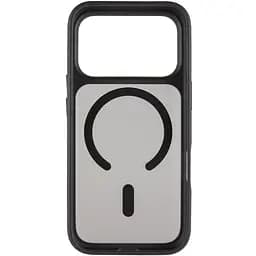 TPU+PC чохол Metal Buttons with MagSafe для Apple iPhone 17 Pro (6.3") Чорний / Black - мініатюра 3