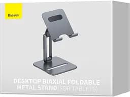 Підставка Baseus Desktop Biaxial Foldable Metal Stand for Tablets LUSZ000113 Grey - мініатюра 4