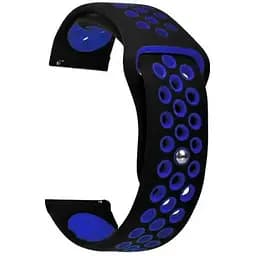 Ремінець Nike Sport 20 mm Watch Active/Galaxy S4 42 mm/Gear S2/Xiaomi Amazfit Чорний/Синій S