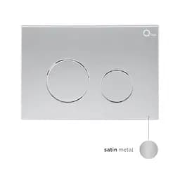 Набір Qtap інсталяція 3 в 1 Nest QT0133M425 з панеллю змиву круглою QT0111M11111SAT + унітаз з сидінням Tern QT1733052ERW, Білий - мініатюра 11