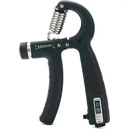 Еспандер кістьовий Cornix 5-60 кг з регульованим навантаженням та лічильником XR-0262 Black