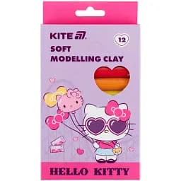 Пластилин восковой Kite Hello Kitty 12 цветов 200 г (HK25-086)