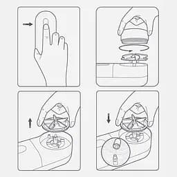 Змінне лезо для машинки стрижки катишків Xiaomi MiJia Lint Remover (MQXJQDT01KL) - мініатюра 3