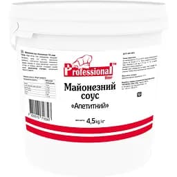 Майонезный соус Professional line Аппетитный 15% 4.5 кг 
