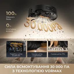 Робот-пилосос миючий Dreame Aqua 10 Ultra Roller Complete Black - мініатюра 8