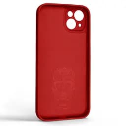 Силиконовый чехол для Apple iPhone 14 Plus, Icon Ring, красный, панель-накладка, с кольцом-подставкой на 360°, противоударный, возможность использования магнитных держателей, ArmorStandart (ARM68697) - мініатюра 2