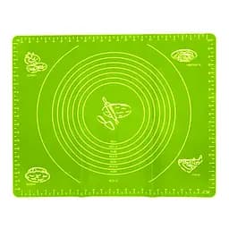 Силиконовый кондитерский коврик для раскатки теста 45х64 см, A-plus Салатовый 84405