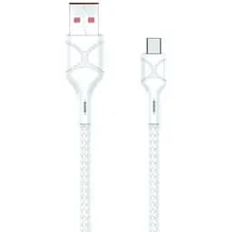 Кабель Biva C-06 Type-C 1 m TPU Cable White