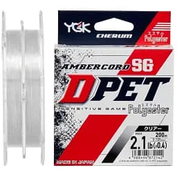 Волосінь YGK A мbercord SG D-PET Polyester (Transparent) 200 м 0.5/0.117 мм 2.7 lb/1.2 кг