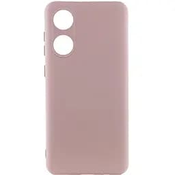 Чехол Silicone Cover Lakshmi Full Camera (A) для Oppo A58 4G Розовый / Pink Sand
