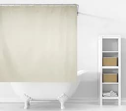 Шторка для ванної кімнати Eco Fabric Піка 180*180 см айворі (EF-1801-IV) - мініатюра 3
