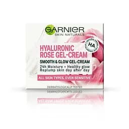 Зволожуючий гіалуроновий гель-крем Garnier Skin Naturals з рожевою водою, для всіх типів шкіри, 50 мл (C6533600) - мініатюра 2