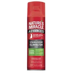 Знищувач-піна Nature's Miracle Advanced Stain and Odor Eliminator для видалення плям і запахів від котів з посиленою формулою 518 мл