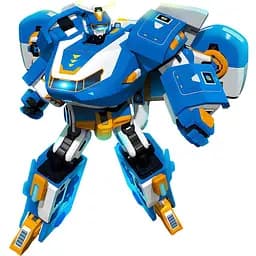 Ігровий набір Super Wings Transforming Aircraft Повітряна База Робот зі світловими та звуковими ефектами EU760888) - мініатюра 2