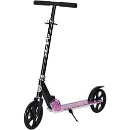 Самокат детский iTrike складной 32х11х87-101 см Розовый 000223115