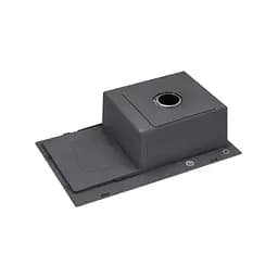 Кухонна мийка Kroner KRP Schwarze - 7849RHM PVD (3,0/1,0 мм) (CV025279) - мініатюра 4